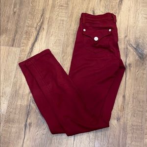 Hudson Jeans -  Red stretch jeggings - Girls 14
